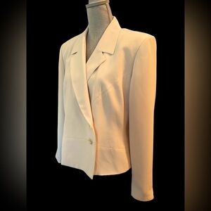 HARVE BERNARD VINTAGE CREAM BLAZER
